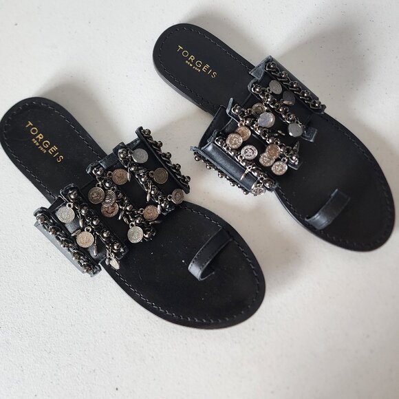 Torgeis Toe Ring Sandals "EUC" - Picture 13 of 15